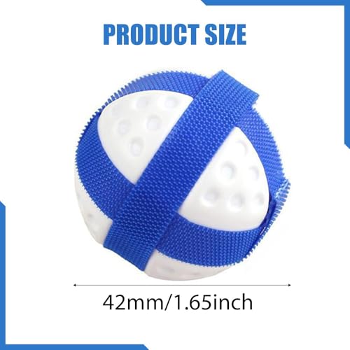 Mini Hook and Loop Balls 24-Pack, 1.65 Inch Small Sport Balls for Golf Training, Party Games, Portable Toy Gifts for Kids and Adults