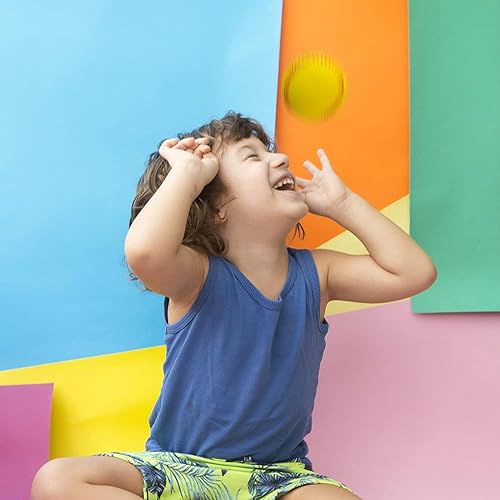 Soft Foam Baseballs - 6 Pcs Training Balls for Kids & Teenagers, Indoor/Outdoor Play (White) - color: Yellow