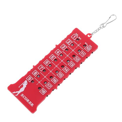 Golf Stroke Counter Bar Scoreboard Portable Golf Scorer Keeper with Weather-Resistant Abs Material for Easy Outdoor Score Tracking