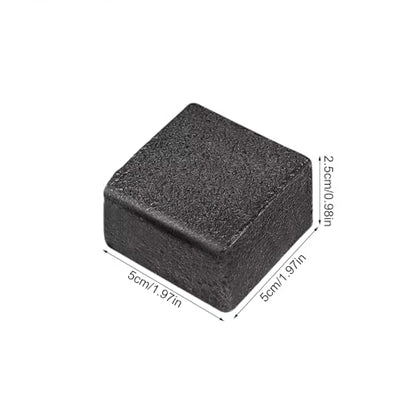 Carbon Fiber Paddle Cleaner - 5x5x2.5cm Racket Eraser, picklebal Paddle Eraser Dust Remover, Soft Rubber Dirt Racket Scrubber | Professional-Grade Paddles Maintenance Tool for picklebal and Table Te - color: A: Square