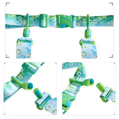Flag Football Belts, Flag Football Kit for Children/Teenagers/Adults - color: Yellow Green