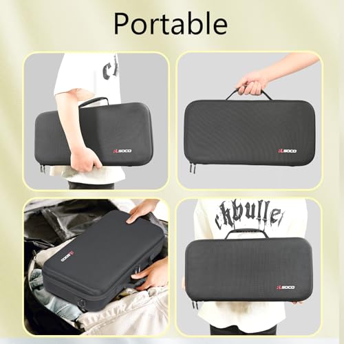 RLSOCO Pickleball Paddles Case Holds 2 Rackets and 4 Ball - Hard Protective Bag Fits for Selkirk Sport/Warping Point and All Pickleball Paddle Shapes and Sizes (Case Only)