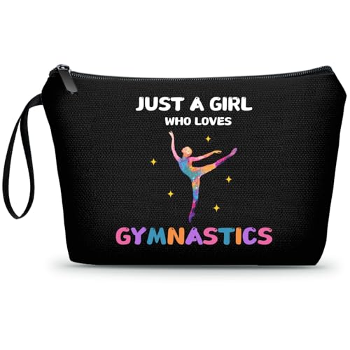 Gymnastics Stuff Accessories for Girls,Teenage Girl Birthday Gifts,Gymnastics Cosmetic Makeup Bag - color: Gymnastics-H