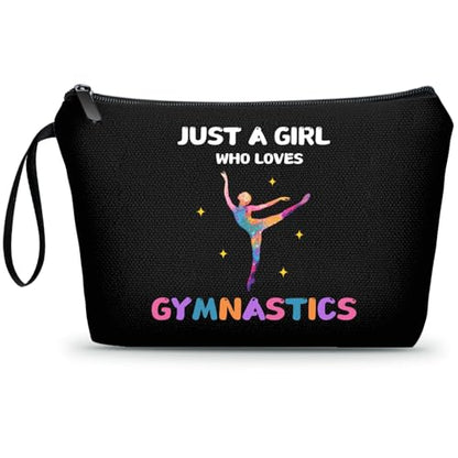 Gymnastics Stuff Accessories for Girls,Teenage Girl Birthday Gifts,Gymnastics Cosmetic Makeup Bag - color: Gymnastics-H