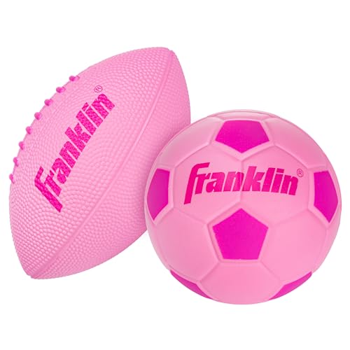 Franklin Sports Kids Mini Foam Sports Balls - Indoor + Outdoor Soft Foam Toy Balls for Kids - Perfect Backyard + Practice - Mini