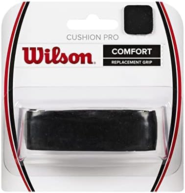 WILSON Cushion Aire Classic Perforated Grip, Black - size: One Size (Pack of 6)