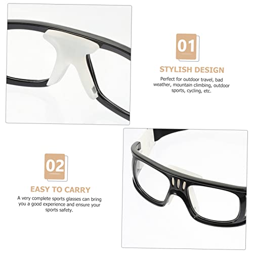 Toddmomy Basketball Training Fog Sports Glasses for Outdoor Activities Comfortable Design Material for Cycling Hiking and Sports Practice