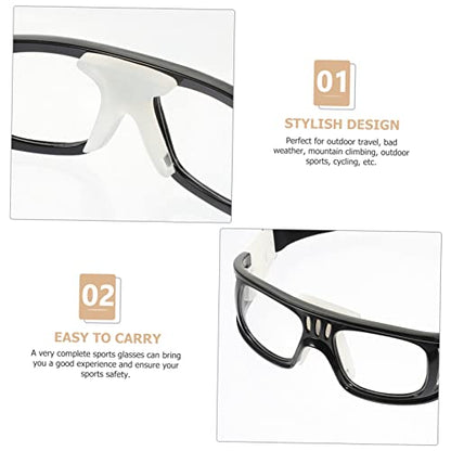 Toddmomy Basketball Training Fog Sports Glasses for Outdoor Activities Comfortable Design Material for Cycling Hiking and Sports Practice
