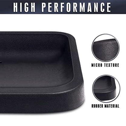 CHAMPKEY Heavy Duty Rubber Golf Ball Tray with 16 Foam Golf Balls | Excellent Durability and Stability for Indoor and Outdoor Training