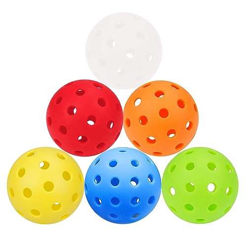 6 Pack Sports Outdoor Pickleballs - 40 Pickleball Balls - USA Pickleball Balls (USAPA) Approved - Official US Open Ball - color: Mixed, style: 6 - Pack