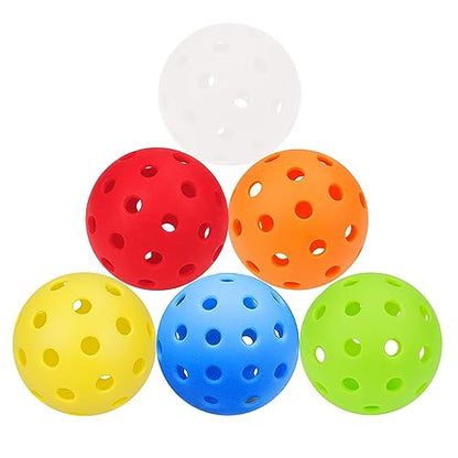 6 Pack Sports Outdoor Pickleballs - 40 Pickleball Balls - USA Pickleball Balls (USAPA) Approved - Official US Open Ball - color: Mixed, style: 6 - Pack
