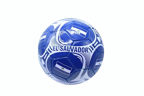 World Flag Country El Salvador Training Outdoor Soccer Ball Size 2 Futol Size (Size 2)