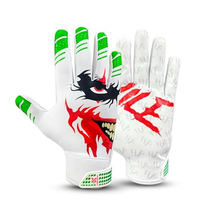 1.0 Football Gloves – Super Sticky Receiver Gloves Tacky Grip & Performance for Games & Training – Adult & Youth Sizes