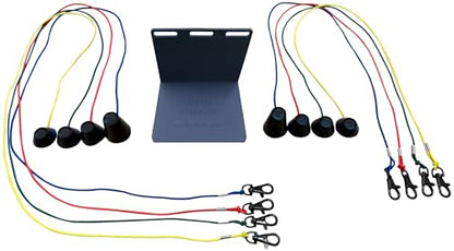 TrueBirdie Anchors - Golf Simulator Tee Anchors with Two Sets of Silicone Tees - style: Birdie Wedge