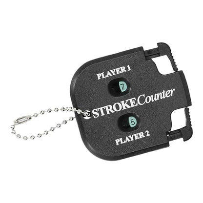 HURRISE 2pcs Portable Score Counter - Stroke Shot Score Counter with Key Chain, ABS Material for Easy Carrying, Ideal for and Other Games
