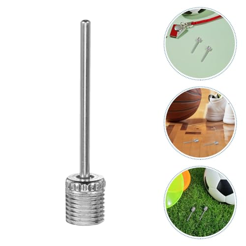 120pcs Stainless Steel Ball Pump Needle Set, Straight Air Inflation Needles for Basketball Football Volleyball, Sports Ball Pump Replacement Accessories for Team Sports