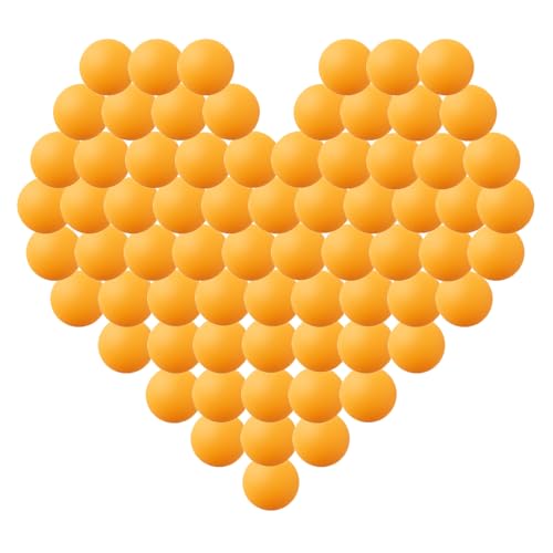 120 Pack Colored Ping Pong Balls, 40mm Table Tennis Balls, Beer Ping Pong Games Fun Arts, Cat, DIY Intellectual Development Tools, Party Decoration Balls - color: Orange
