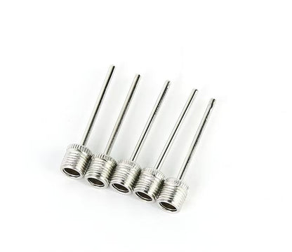 5pcs Ball Pump Inflating Needles Stainless Steel Ball Air Pump Pin Nozzle for Soccer Ball, Basketball, Volleyball or Other Inflatables Replacement