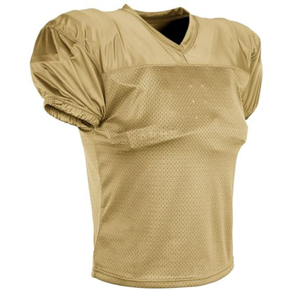 Champro Boys Preseason Football Practice Jersey - color: Vegas Gold, size: Small