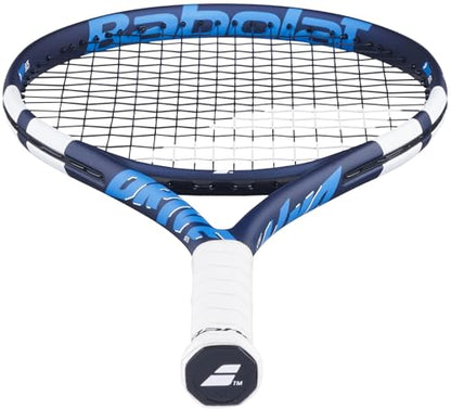Babolat Drive Junior 25 Inch 11th Gen Tennis Racquet (Blue/White) with Optional Accessories
