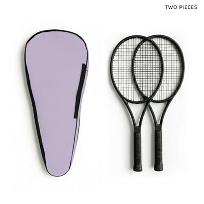 Tennis Bag Lightweight and Padded Tennis Rackets Cover with Adjustable Shoulder Strap - color: Purple, size: 28"x11.5"