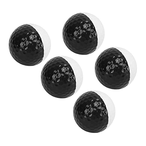 5pcs Golf Practice Ball - 2 Color Golf Putting Practice Ball, for Indoor Outdoor Use(A) - color: A