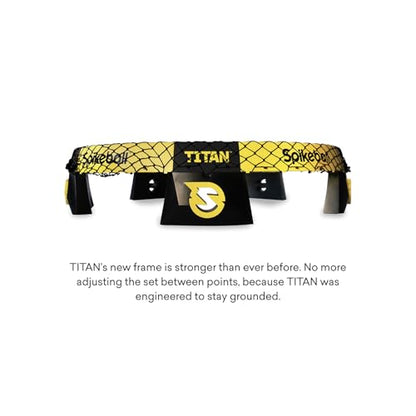 Spikeball Titan Game Set - Stronger Frame & Enhanced Stability, Includes 1 Pro Ball & 1 Atlas Ball, Competition Ready, Portable with Carry-Bag