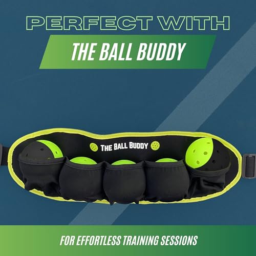Premium Pickleball Ball Buddy – Hands-Free Pickleball Holder + Bonus Keychain