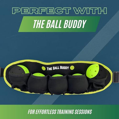 Premium Pickleball Ball Buddy – Hands-Free Pickleball Holder + Bonus Keychain
