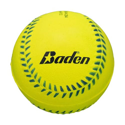 Baden | Brite Strike | Soft Sponge Rubber Baseballs | Perfect for Beginner Youth Players Practice, Training & Fun Outdoors
