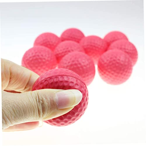 11pcs Pu Elastic Dimple Practice Golf Balls Soft Lightweight Durable Training Balls for Indoor and Outdoor Use for Daily Practice