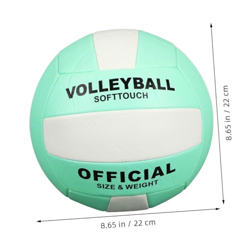 PRETYZOOM 2pcs Adult Soft Volleyball Size 5 Indoor Training Sports Ball for Entrance Examination, Machine-Stitched Explosion-Proof Volleyball for Recreational and Competitive Play
