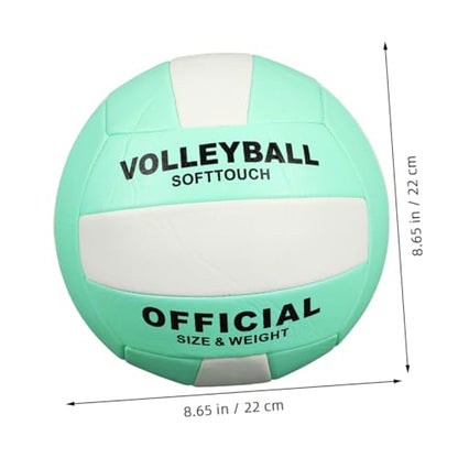 PRETYZOOM 2pcs Adult Soft Volleyball Size 5 Indoor Training Sports Ball for Entrance Examination, Machine-Stitched Explosion-Proof Volleyball for Recreational and Competitive Play