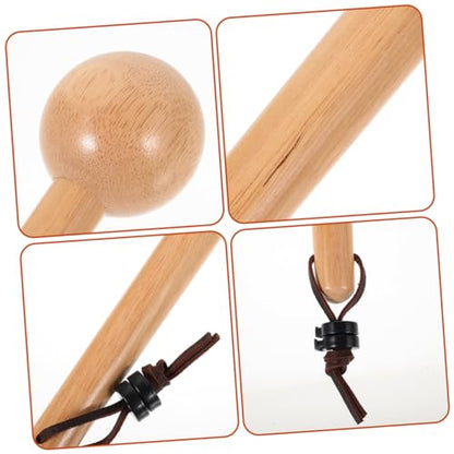 2Pcs Wooden Baseball Glove Shaping Mallet Softball Mitt Break Tool for Formation Portable Glove Pounder for Baseball and Softball Players