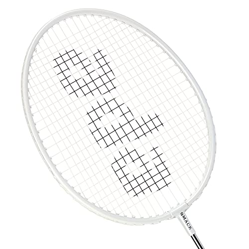 Smack Badminton Racket| Aluminum Head, Lightweight, Industrial Strength | All Ages, All Skill Levels | Great for Recreation & Physical Education Badminton Play - style: JR #73