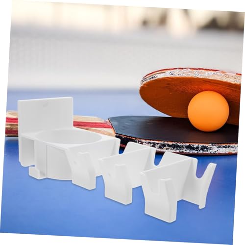 PRETYZOOM 1piece Sports Organizer Badminton Tennis Pingpong Racket Holder Garage Ball Storage Rack