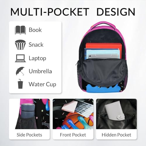 Backpack for Boys Kids - Basketball Sports Backpack Youth Player Drip Design Kids Toddler Schoolbag Large Capacity 17" for Kindergarten Elementary - color: Blue