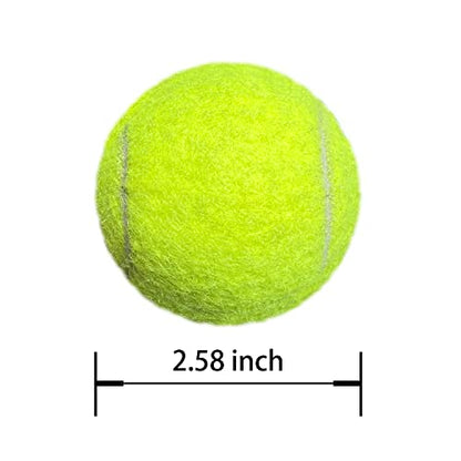 Tennis Balls, 4 Pack Advanced Training & Practice Tennis Balls for Beginners, High Visibility Pet Dog Playing Balls - color: Yellow