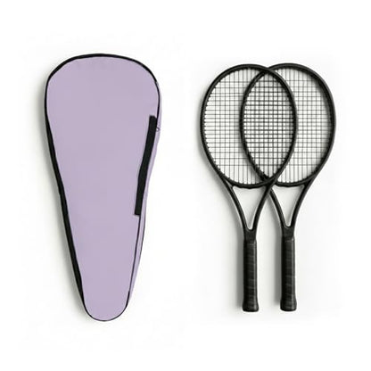 Tennis Bag Lightweight and Padded Tennis Rackets Cover with Adjustable Shoulder Strap - color: Purple, size: 28"x11.5"
