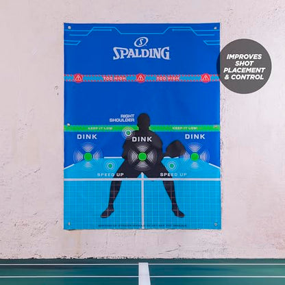 Spalding - Dink Pad Pickleball Training Aid, Portable Pickleball Practice Target Board, Improves Dinks, Accuracy, Control & Shot Placement, Indoor & Outdoor Pickleball Trainer Set