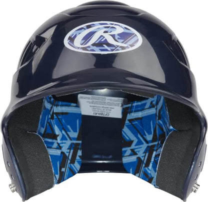 Rawlings | COOLFLO Batting Helmet | T-Ball (6 1/4" - 6 7/8") | Black - color: Navy - REMIX