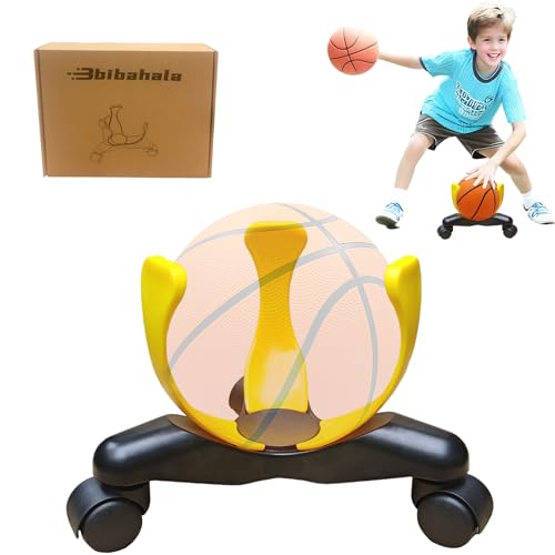 Sideways Low-Center Dribbling Sliding Clamps Basketball Training Equipment Improve Skills Agility Coordination Training Kit Suitable for Basketballs of Size 5, 6, and 7