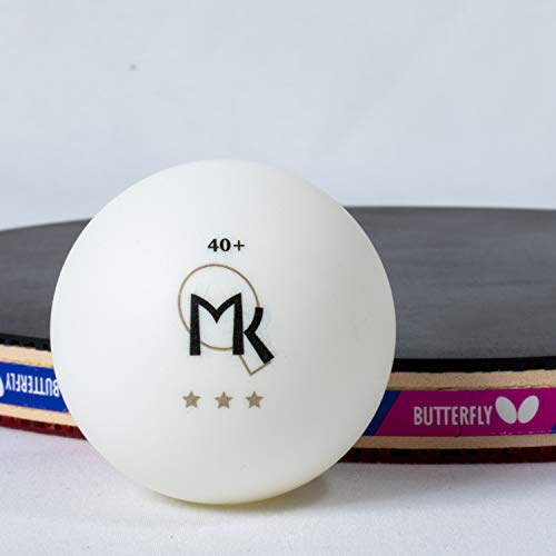 3 Star Table Tennis Balls - 6 Pack - 40mm Ping Pong Balls - White - Poly Ping Pong Balls - Excellent Quality - Great For Schools, Homes, And Training