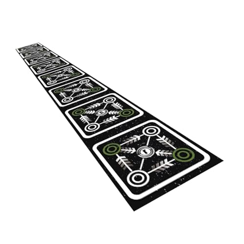 Agility Ladder Mat Footwork Practice Baseball Water Absorbent Speed Training Equipment Nonslip for Workout Sports Exercise - size: 40cmx270cm
