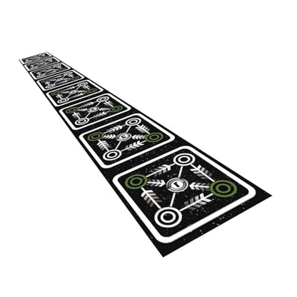 Agility Ladder Mat Footwork Practice Baseball Water Absorbent Speed Training Equipment Nonslip for Workout Sports Exercise - size: 40cmx270cm
