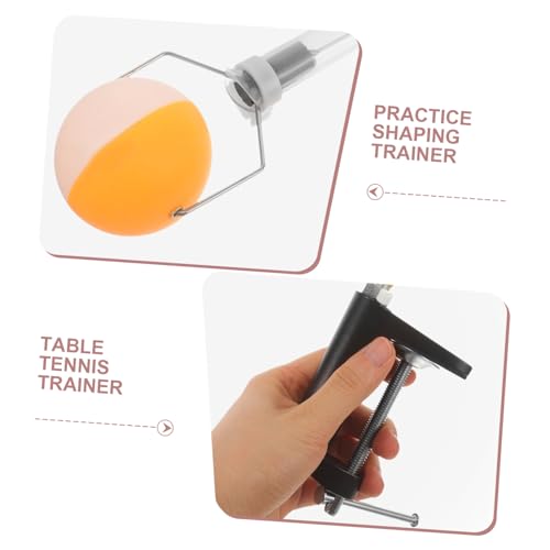 GALPADA Table Tennis Training Device Adjustable Pong Trainer for Indoor Practice and Safe Table Tennis Equipment for Individuals and Beginners