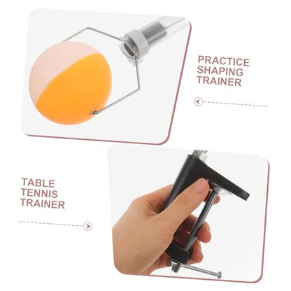 GALPADA Table Tennis Training Device Adjustable Pong Trainer for Indoor Practice and Safe Table Tennis Equipment for Individuals and Beginners
