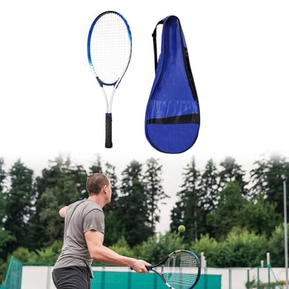 Menolana Tennis Racquet Tennis Racket Indoor Outdoor Shock Resistant Handle with Carrying Bag for Women Men Recreational Sports Beach