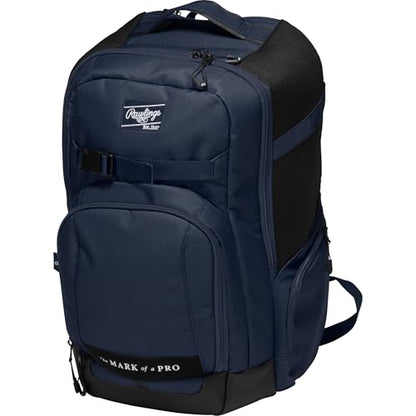 Rawlings | The Journey Player's Backpack Equipment Bag | Baseball/Softball | Multiple Colors - color: Navy