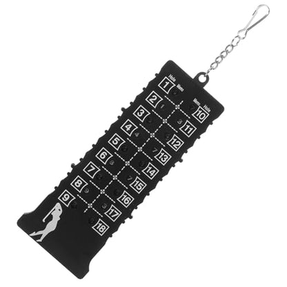 Toddmomy 18holes Score Counter Golf Bead Counter Golf Accessory Keychain Design